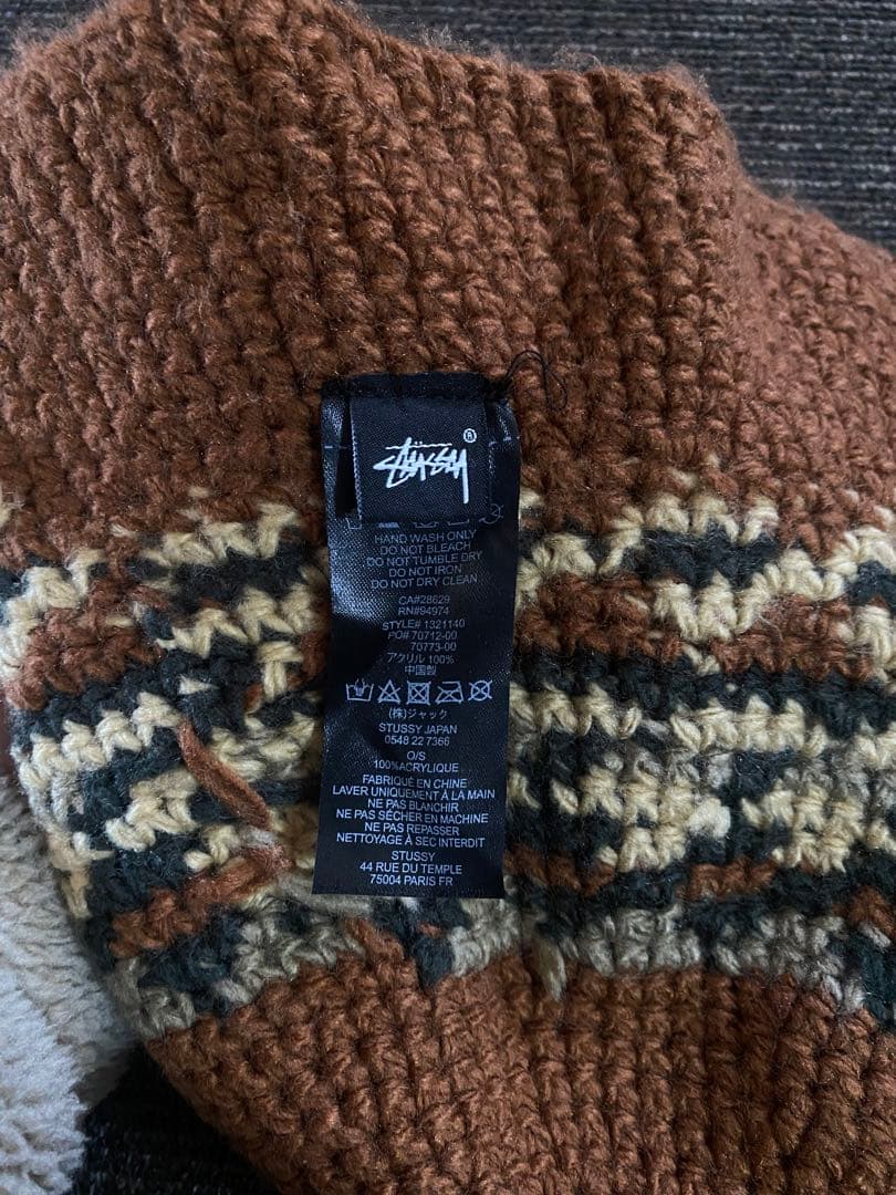 stussy Fairisle Bucket Hat クラッシャーハット
