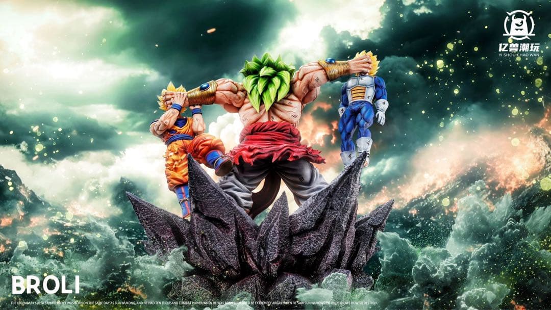 ドラゴンボール 孫悟空 ブロリー ベジータ フィギュア ガレージキット