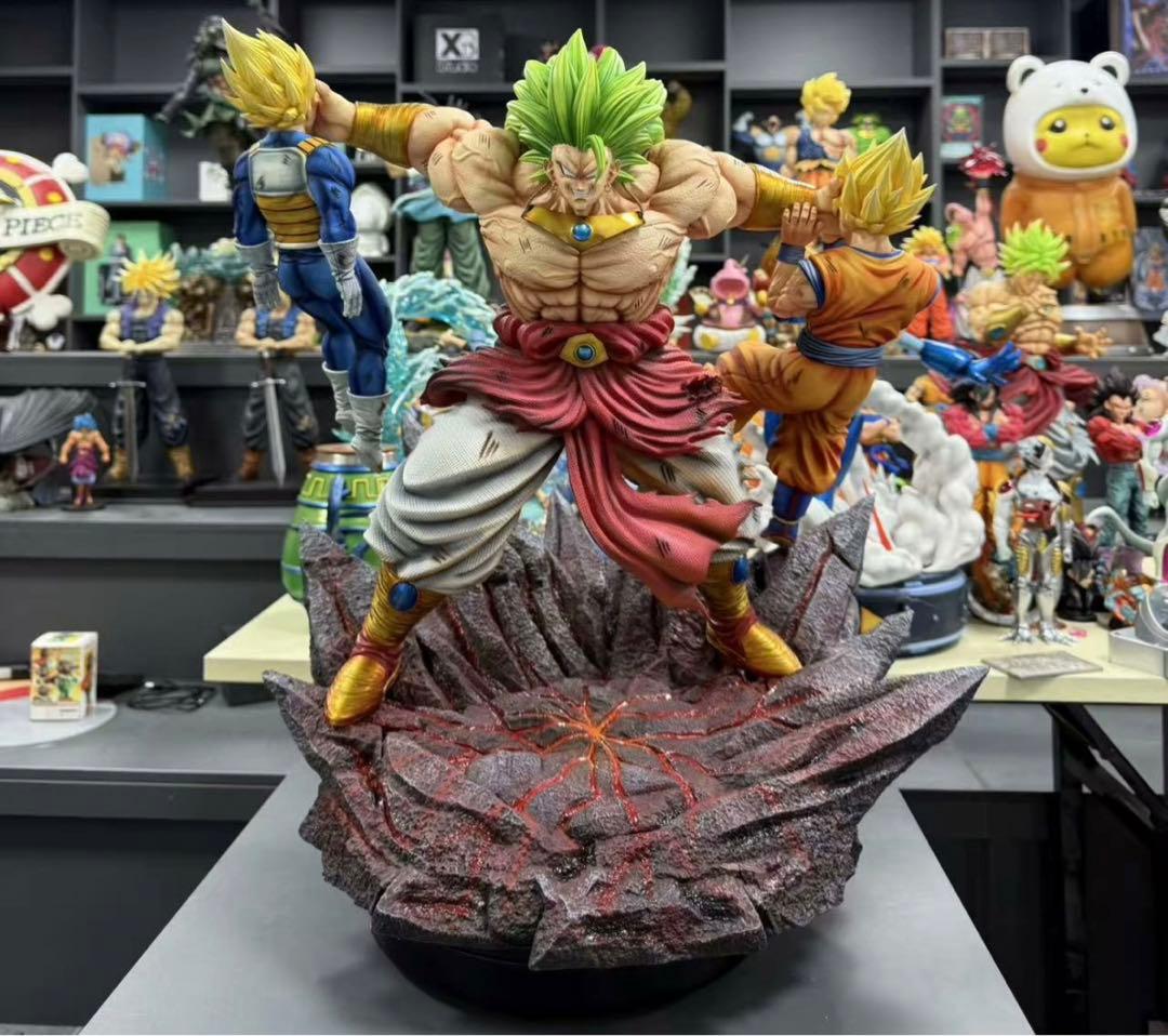 ドラゴンボール 孫悟空 ブロリー ベジータ フィギュア ガレージキット