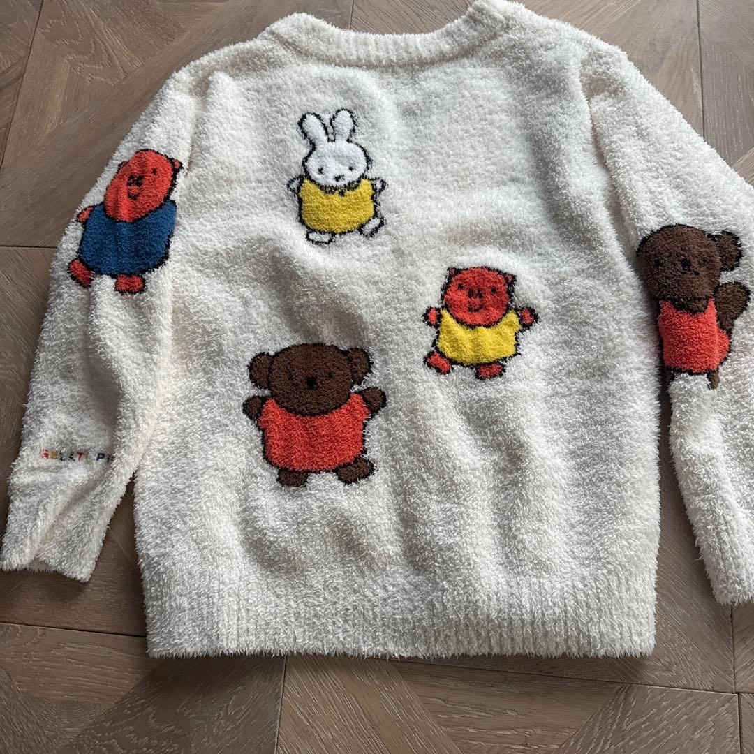 ジェラートピケ【Dick Bruna】ミッフィ　カーディガン