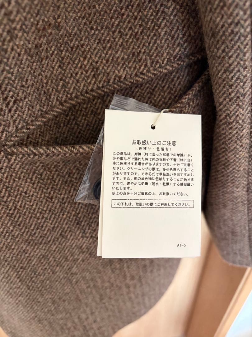 ANUKE (アンヌーク） Herringbone Wool Jacket