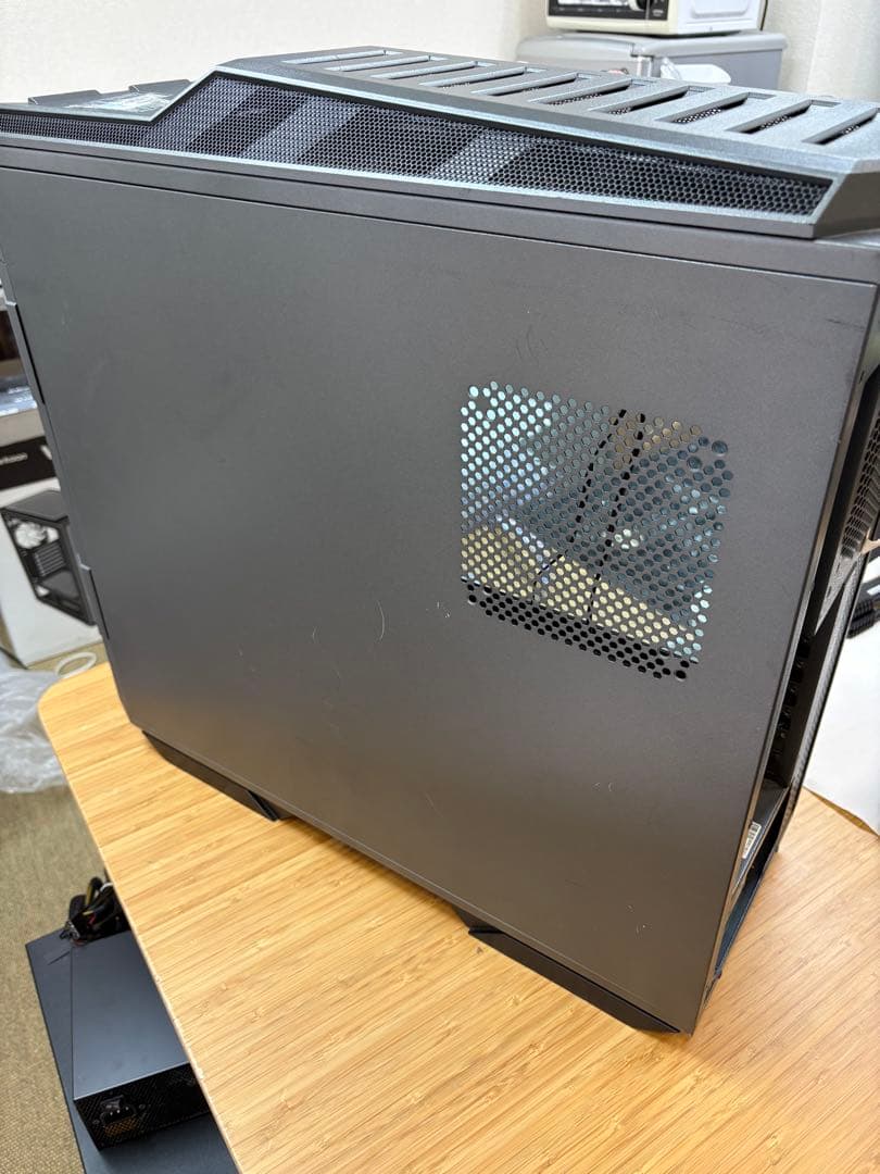 GALLERIAフルタワー　PCケース グレー メッシュフロントパネル