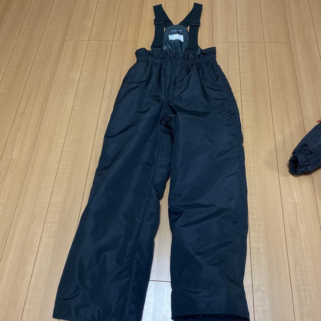【美品】FABLICEスキースノボーウェア150サイズ赤黒