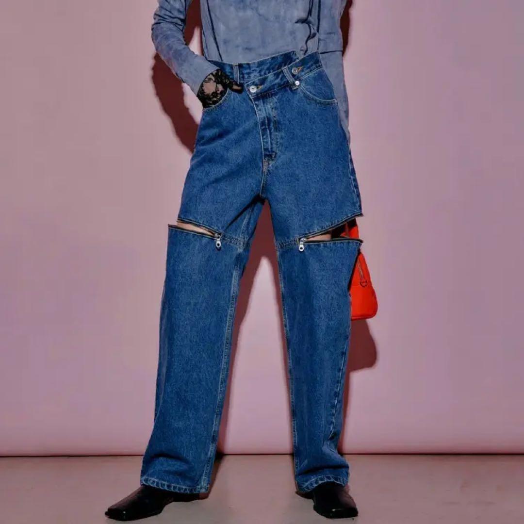 パンツ MAISON SPECIAL Side Slash Denim Pants 34