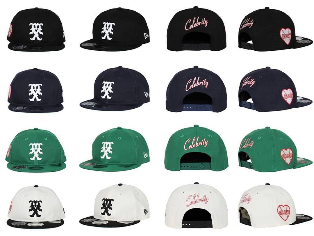 SAINT Mxxxxxx x New Era®︎ 26ss 黒 cap