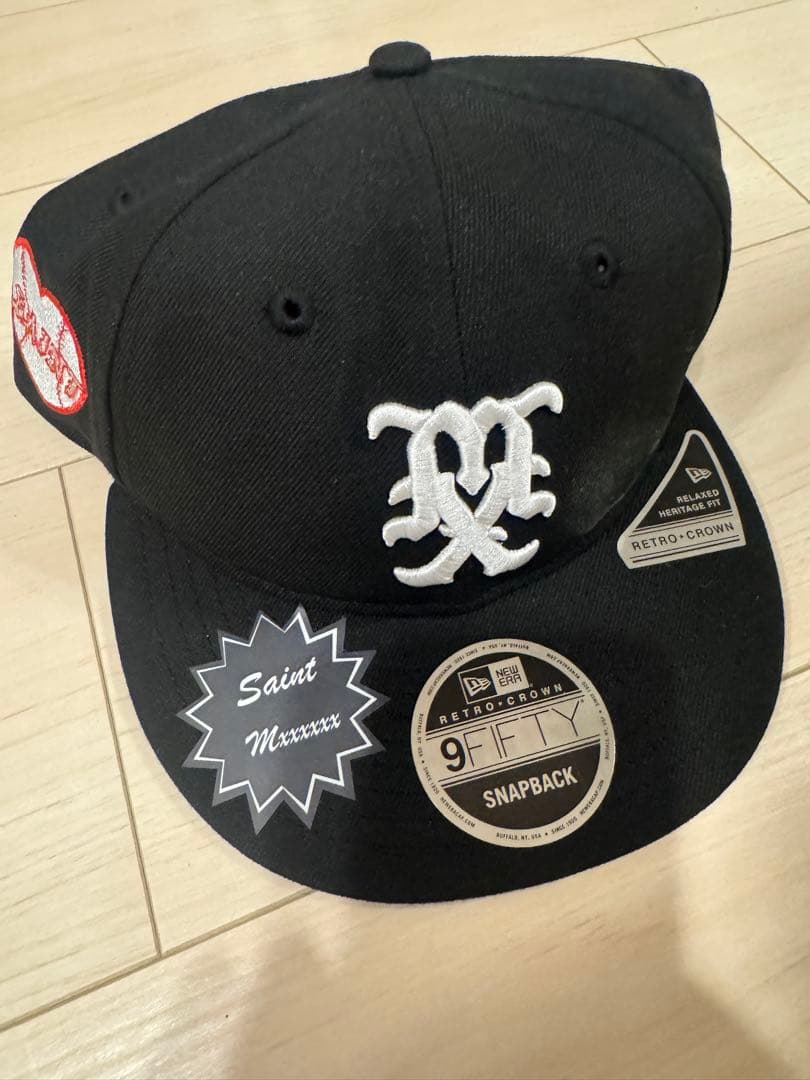 SAINT Mxxxxxx x New Era®︎ 26ss 黒 cap