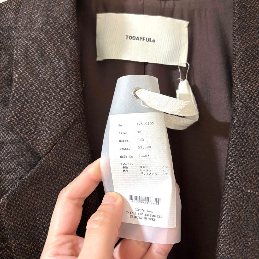 ジャケット・アウター TODAYFUL / Boyfriend Linen Jacket
