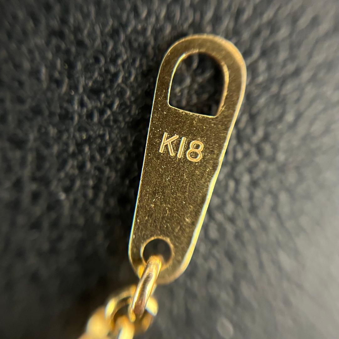 (B031609) K18 YG ネックレス 18金 エスカルゴチェーン