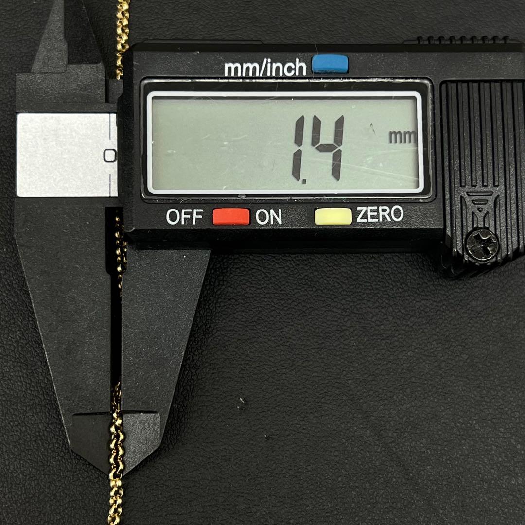 (B031609) K18 YG ネックレス 18金 エスカルゴチェーン
