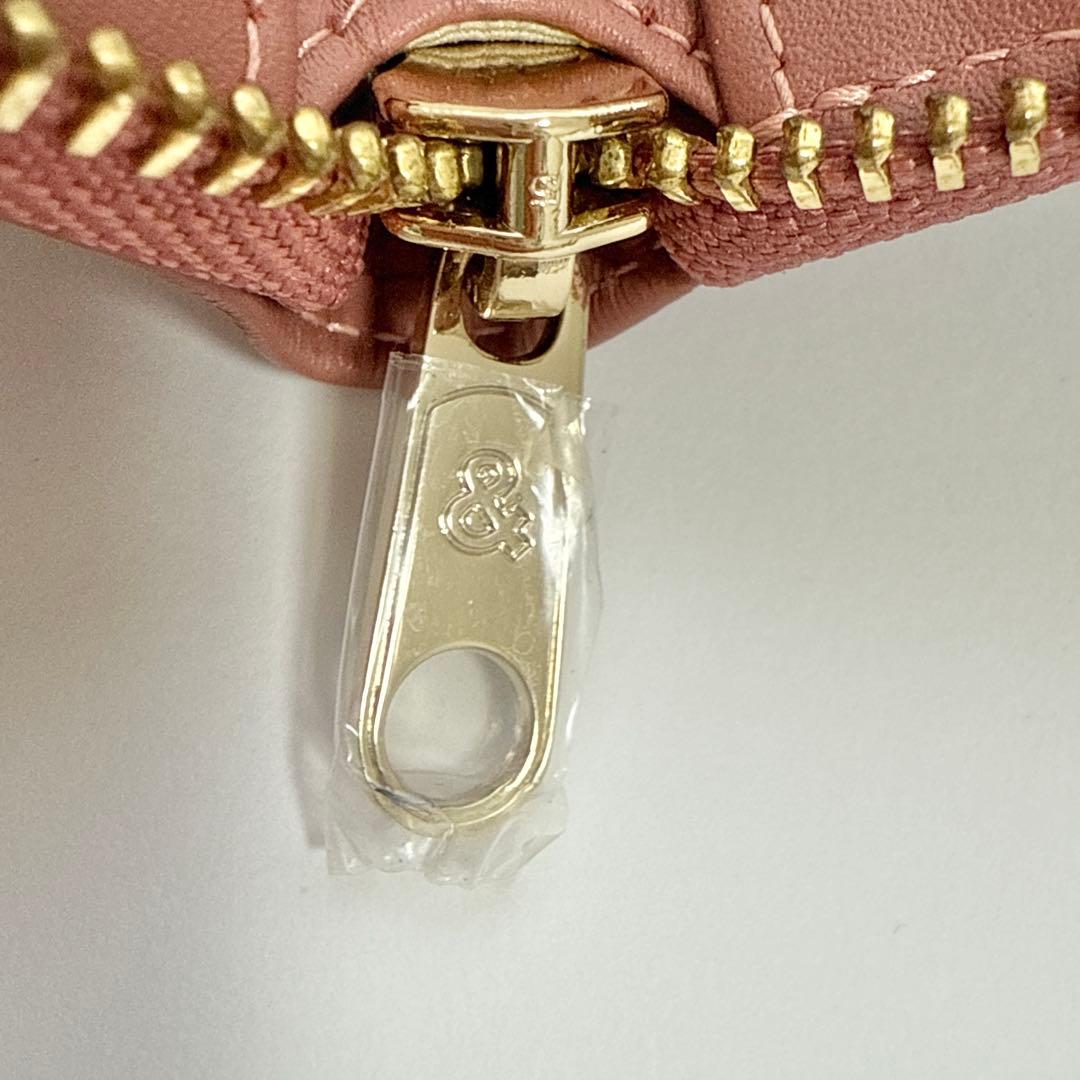 【未使用】russet ラシット　二つ折り財布　ピンク