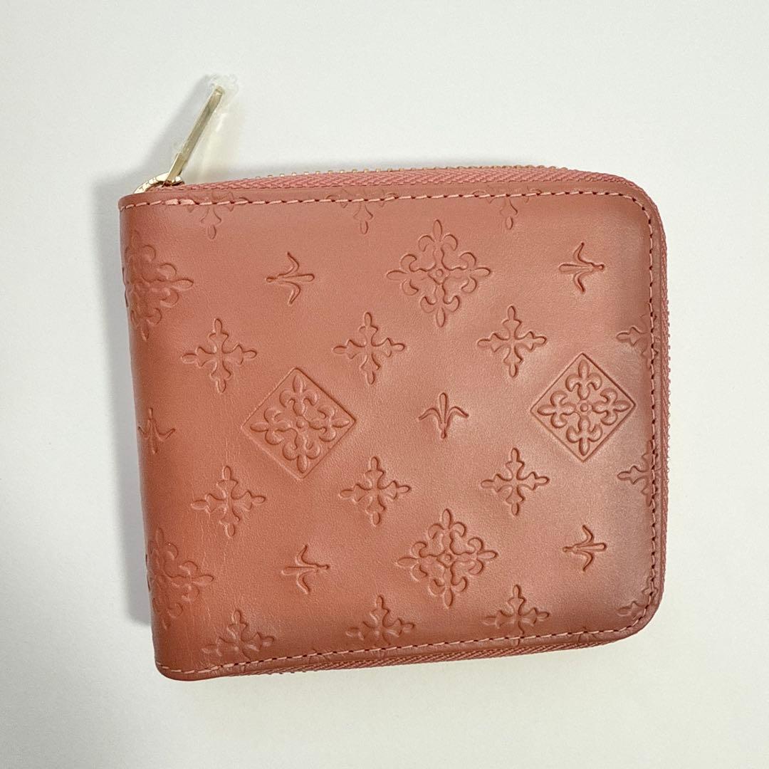 【未使用】russet ラシット　二つ折り財布　ピンク
