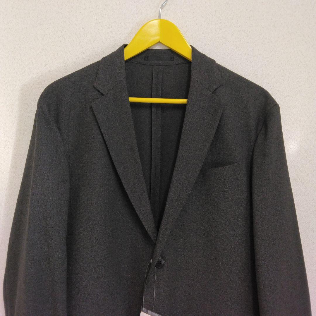 Uniqlo 感動ジャケット ウールライク セットアップ ダークグレー XL