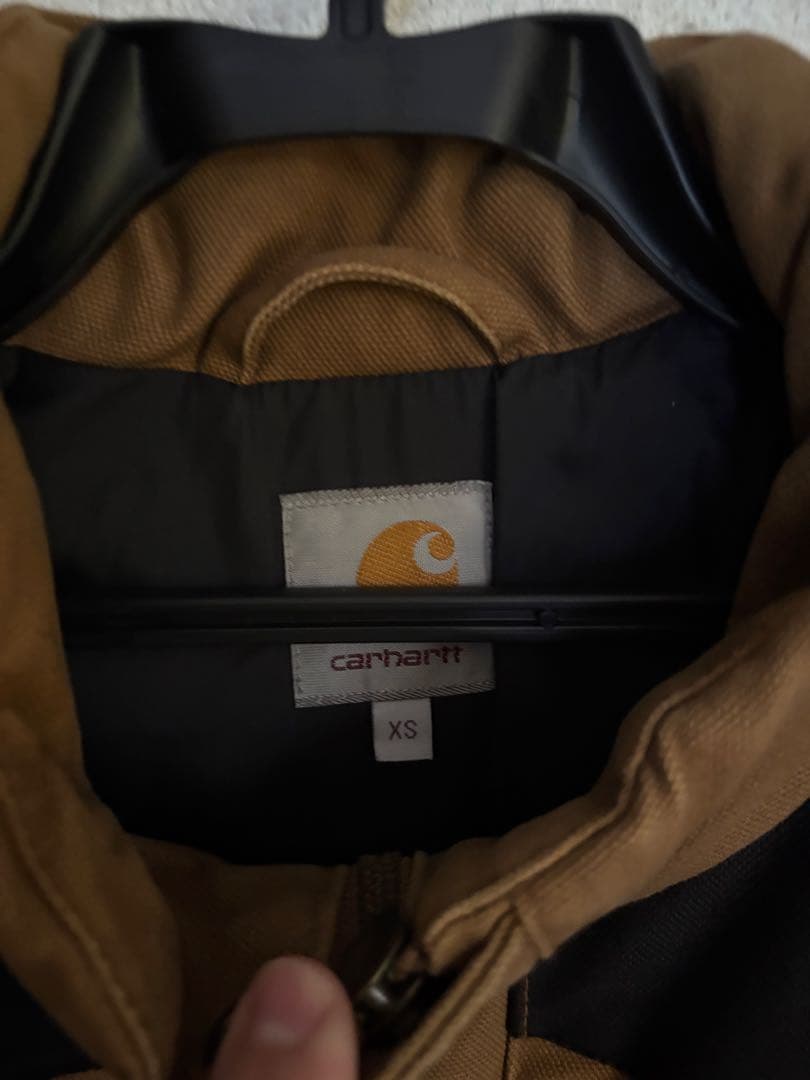 Carhartt ダウンベスト ブラウン/ブラック