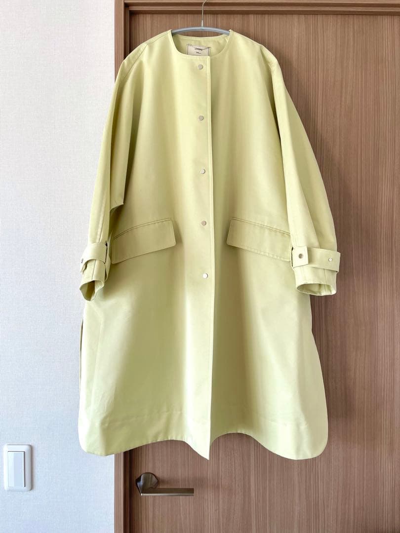 〈極美品〉ebure × Ron herman コットンツイルノーカラーコート