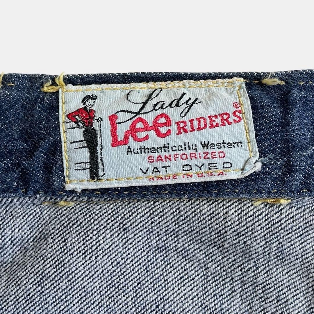 60s Lady Lee RIDERS テーパード デニム USA製 マリリン