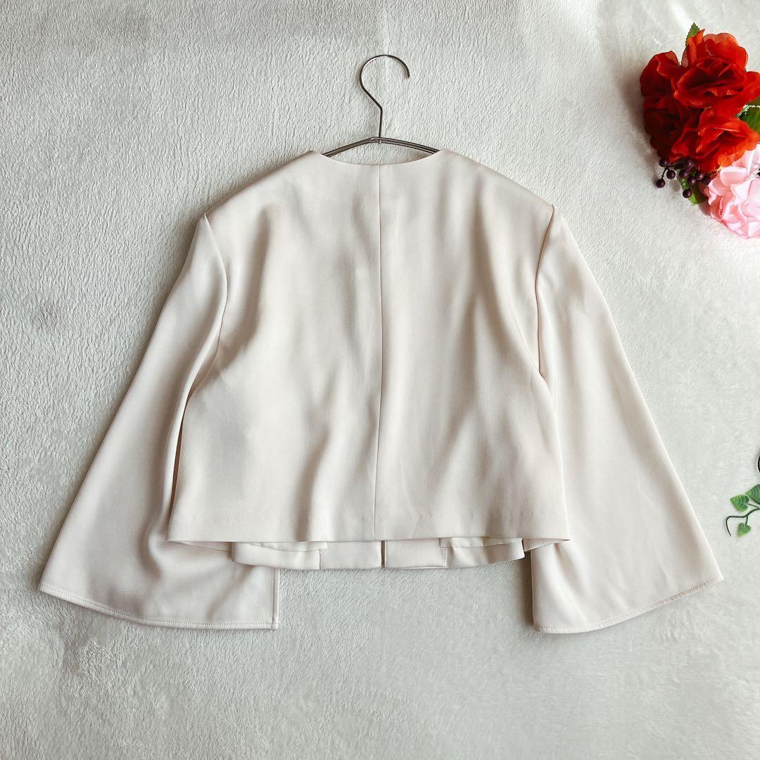 【未使用タグ付き】【25SS】アナイ ANAYI★トリアセサテンボレロジャケット