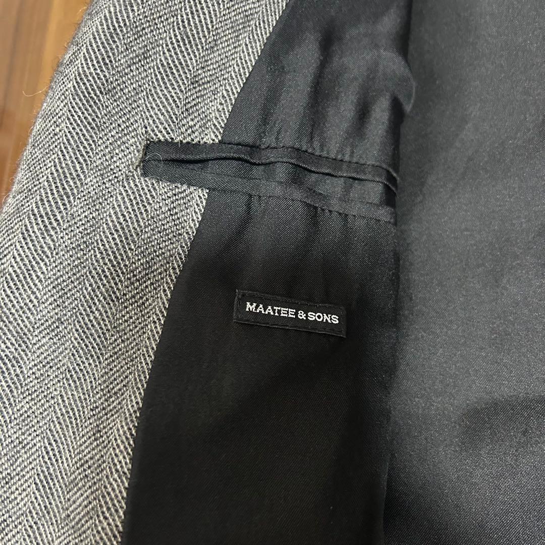 【MAATEE&SONS】24AW ダブル無芯 WASHED GATHER JK