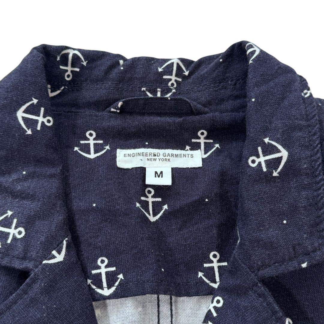 Engineered Garments ベイカージャケット M アンカープリント