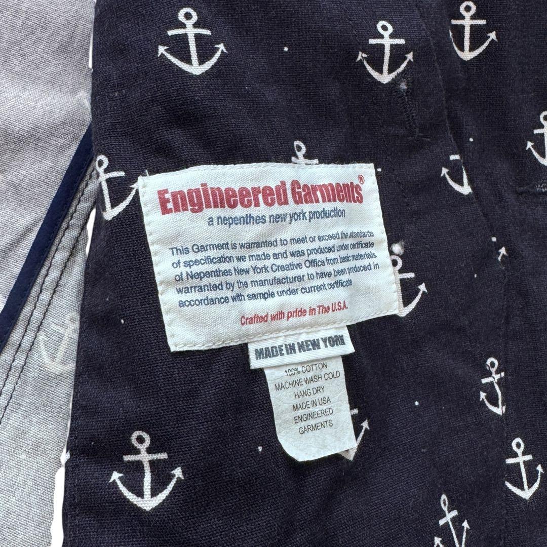 Engineered Garments ベイカージャケット M アンカープリント