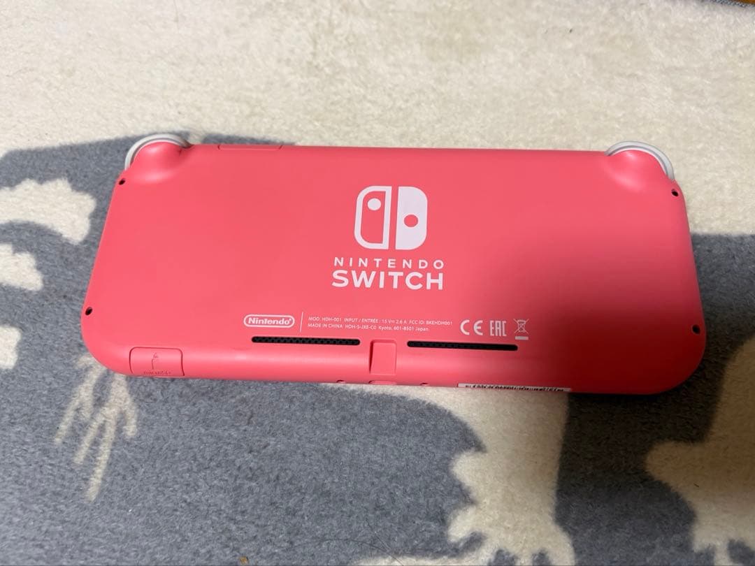 Nintendo Switch Lite ライト コーラル 本体あつ森ケース付き