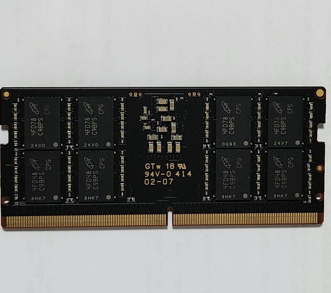 Crucial 32GB DDR5-5600 SODIMMメモリー