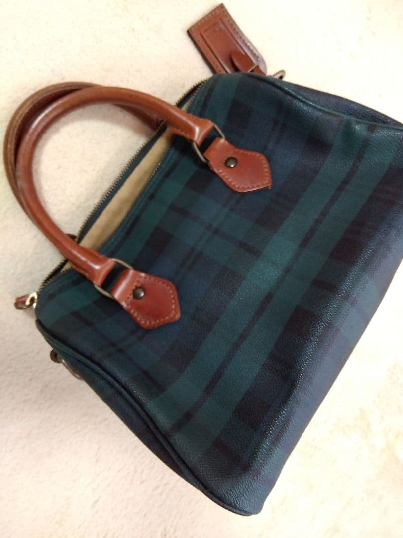ラルフローレン　Polo　ボストンバッグ　レトロ　チェック