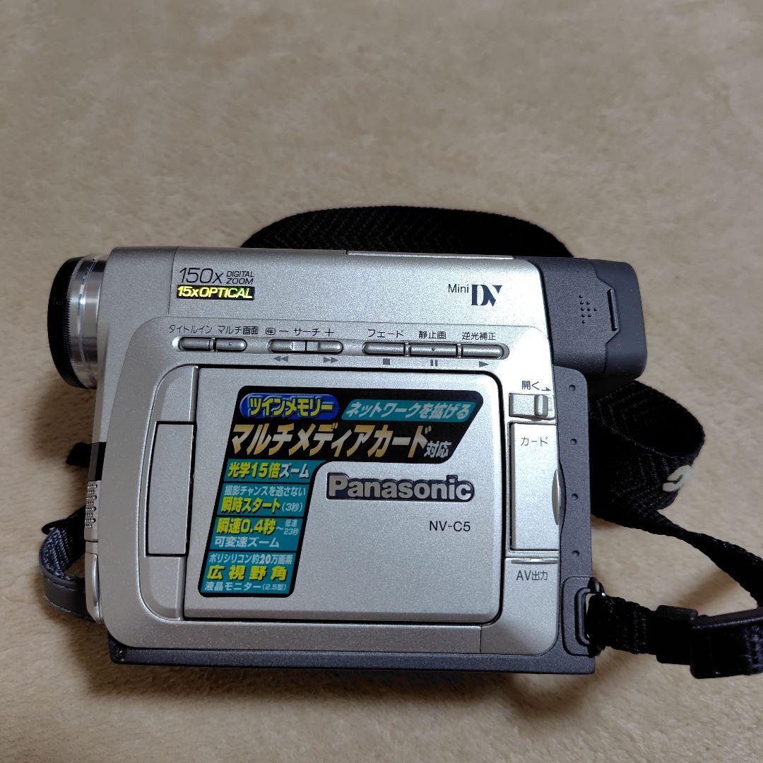【通電確認済】Panasonic NV-C5 ビデオカメラ miniDV