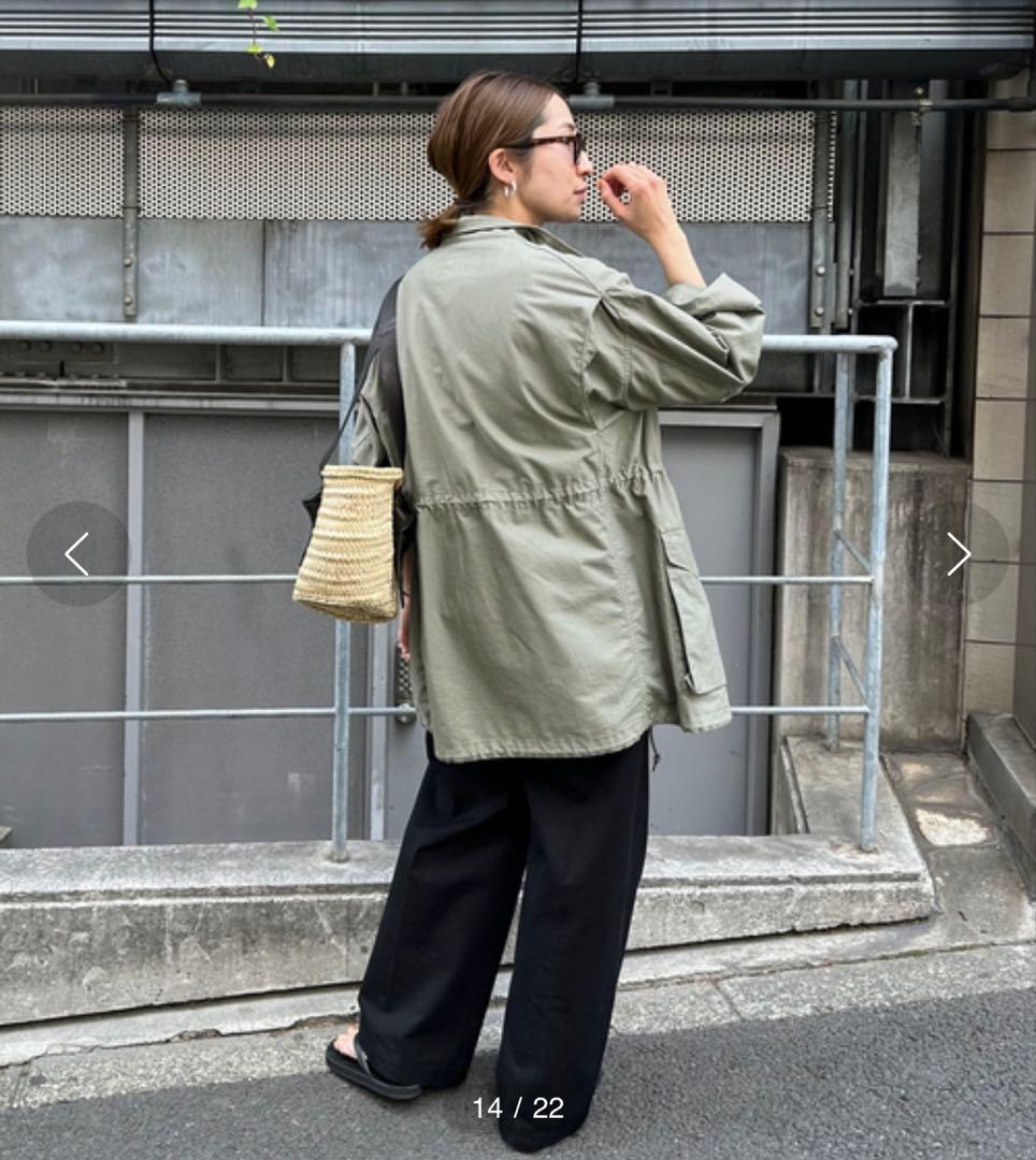 FRAMeWORK ミリタリーブルゾン