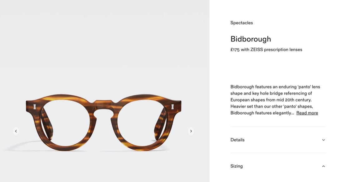 【CUBITTS / キュービッツ】Bidborough サングラス ケース付き
