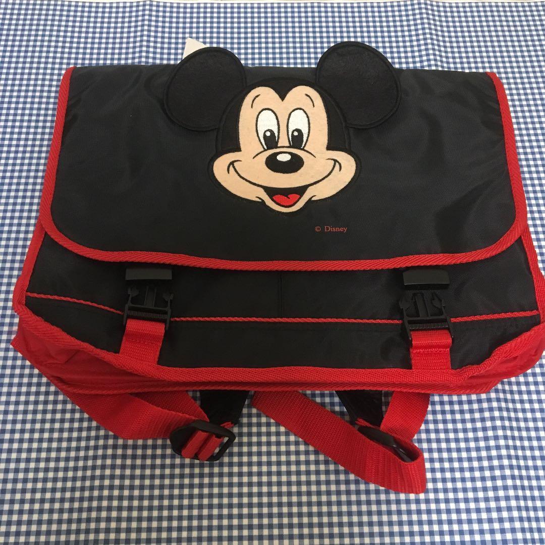 Disney. ミッキーマウス スクールバッグ ( リュック / 手提げ )新品