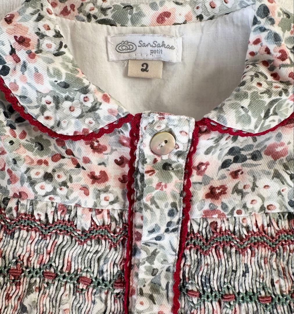 San Sakae petit サンサカエプチ 完売花柄ワンピース &ブルマ2Y