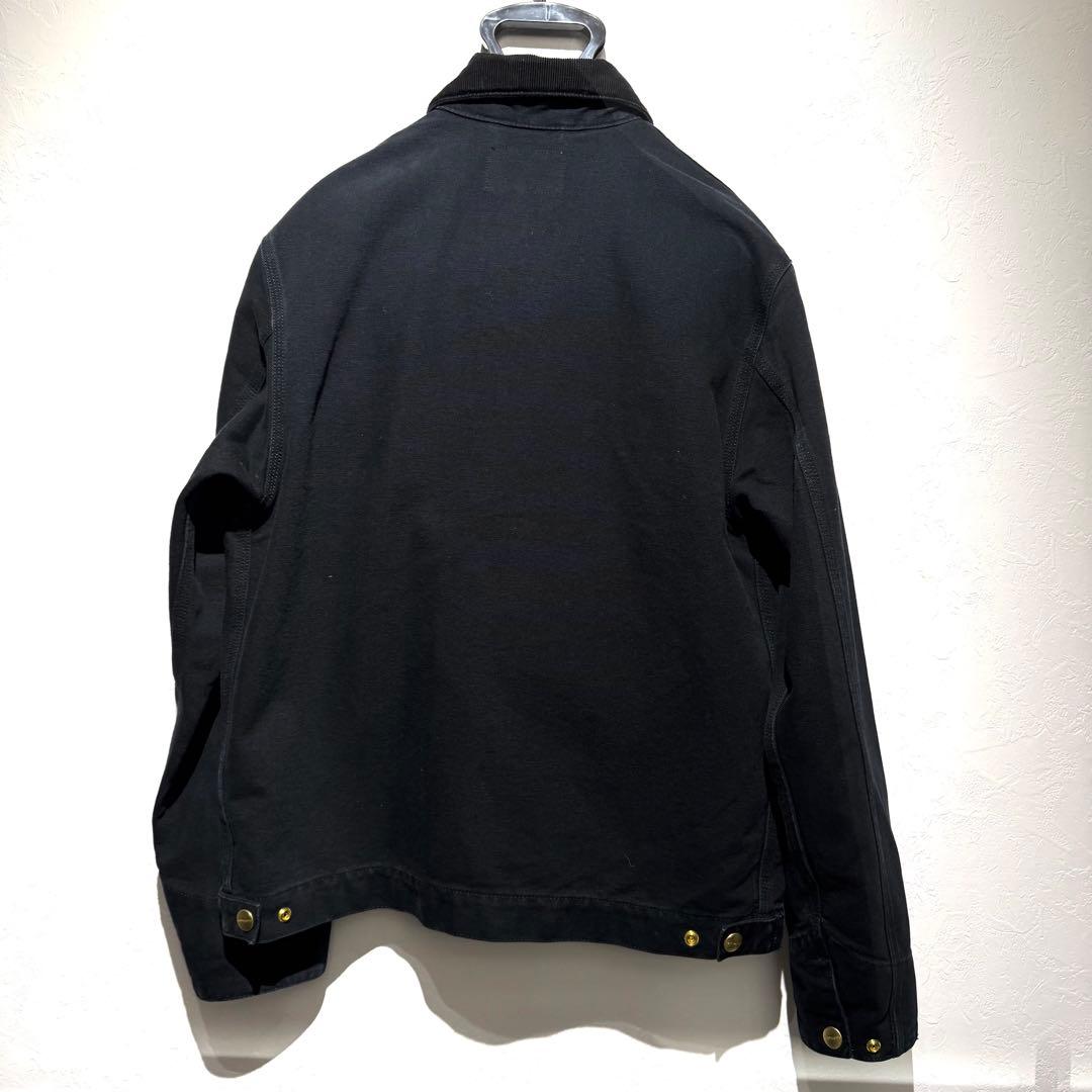 ほぼ新品✨カーハート デトロイトジャケット ダブルニー セットアップ　ブラック