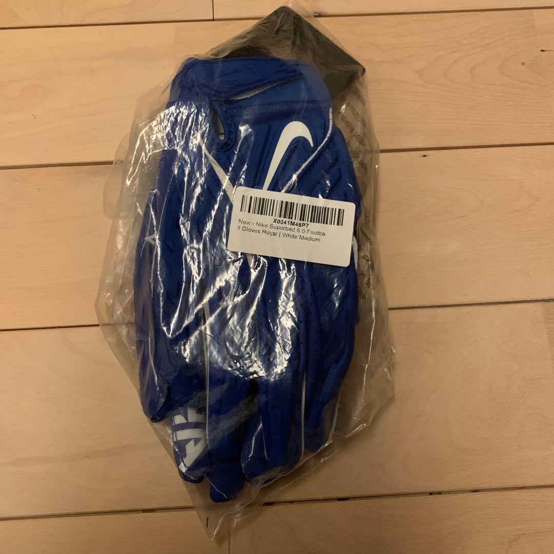 値下　NIKE Superbad 6.0 パッド付アメフトグローブ　Mサイズ