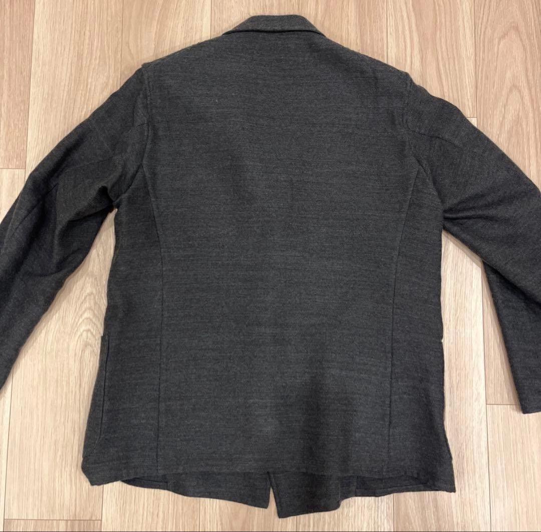 comoli コモリ ウールリネンダブルブレストジャケット SIZE2