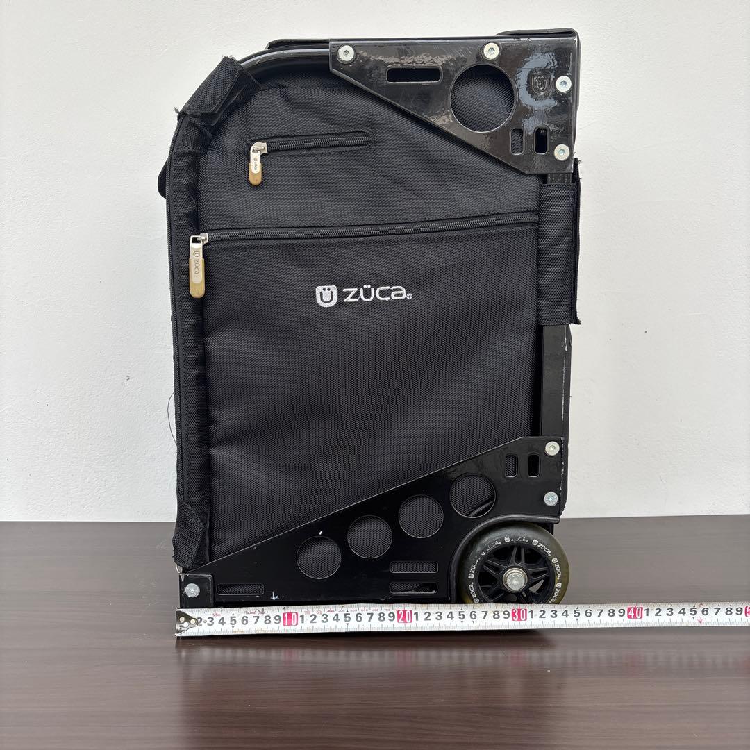ZÜCA ブラック キャリーカート　座れるキャリーバッグ
