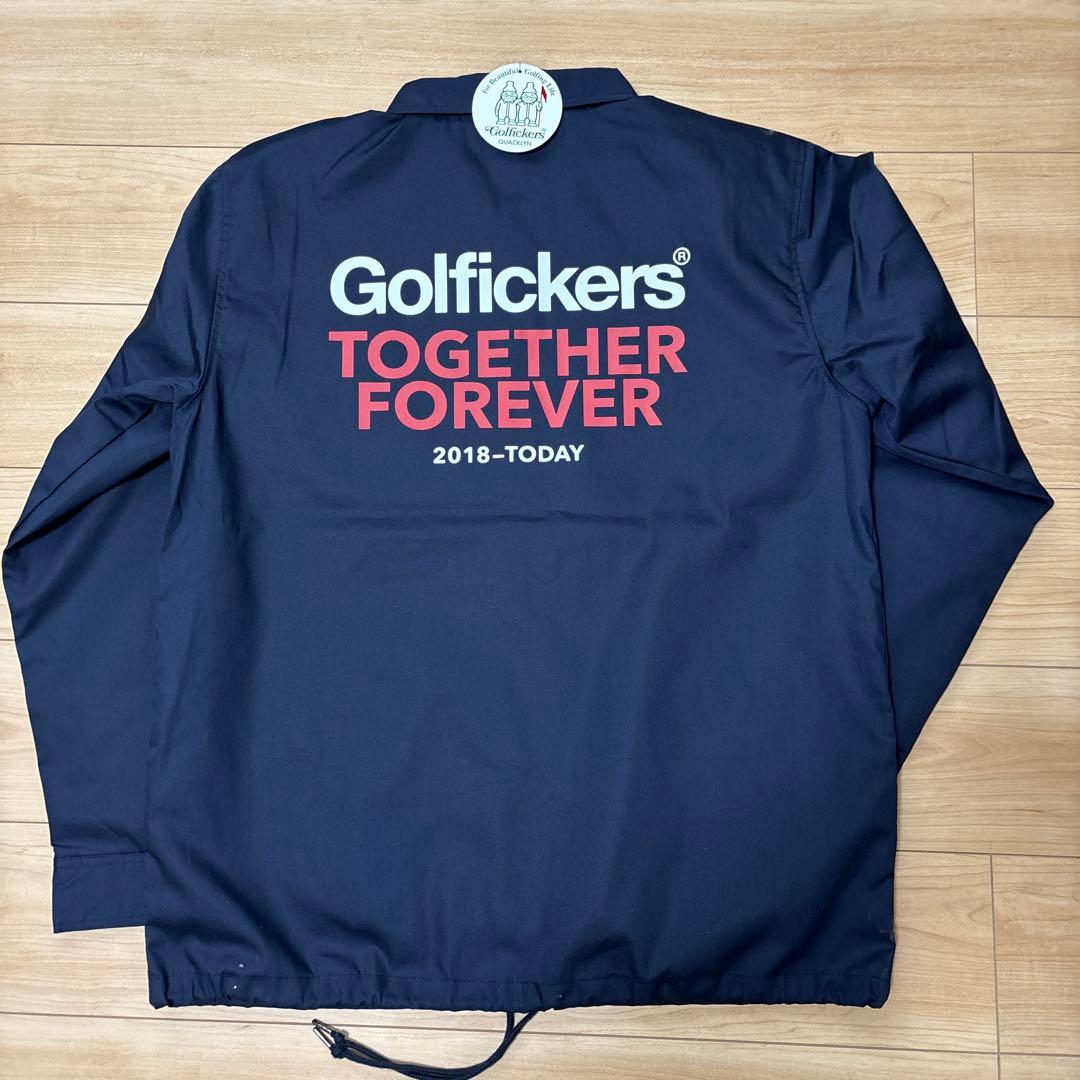 Golfickers コーチジャケット ネイビー