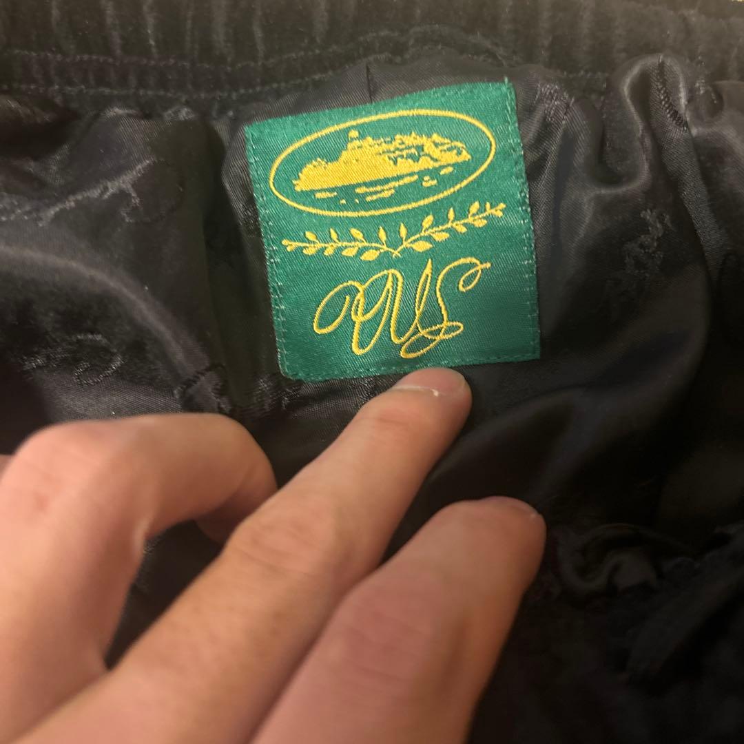 corteiz ベロアパンツ