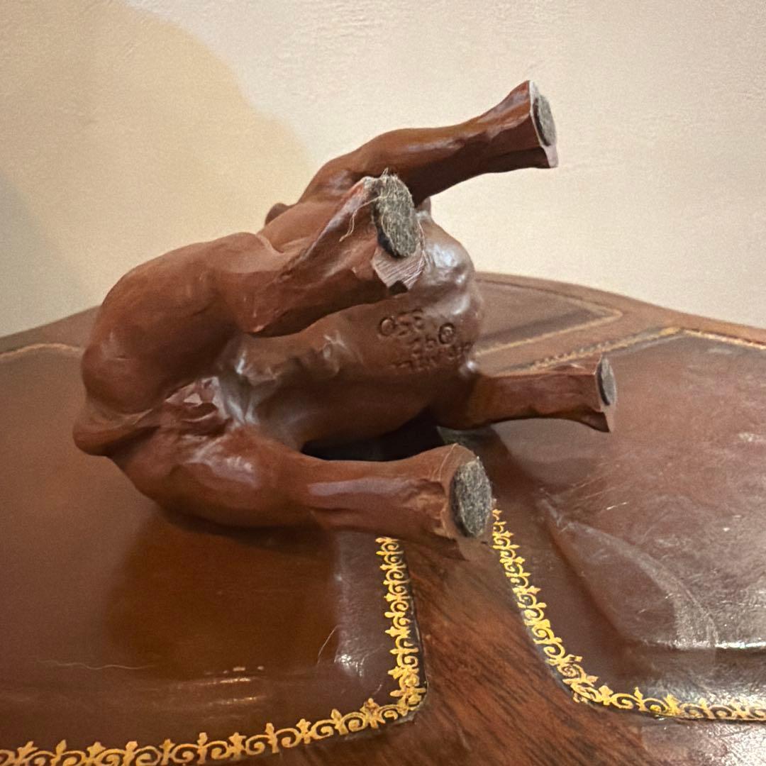 希少 USA製 Red Mill ブルドッグ 樹脂オブジェ ヴィンテージ 犬