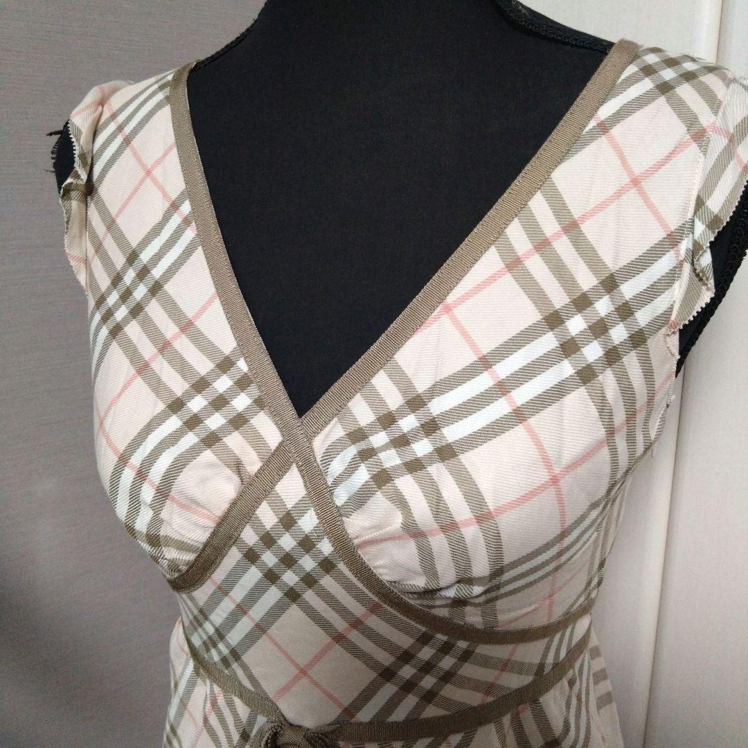 BURBERRY BLUE LABEL ノバチェック　ワンピース 38