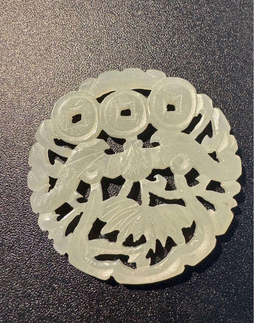 本玉 天然石老玉和田玉 古玉 中国古美術骨董 玉彫 清時代白砡白玉