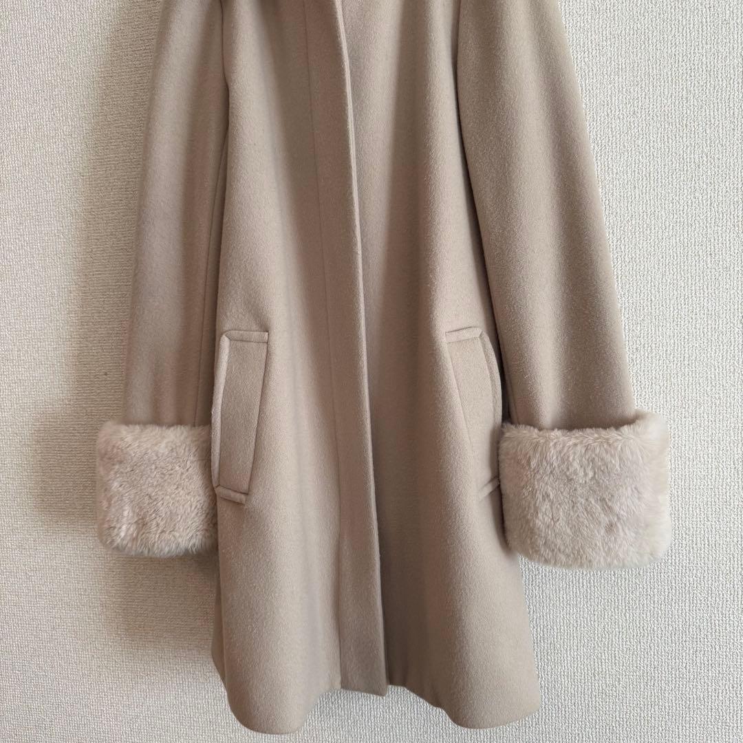 【極美品】バーバリーブルーレーベルクレストブリッジ　フーデットコート　本田翼着用