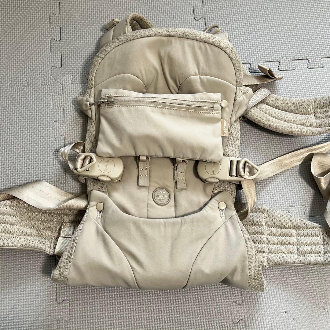 A.B.C AIRBUGGY BABY CARRIER 抱っこ紐 サンドベージュ