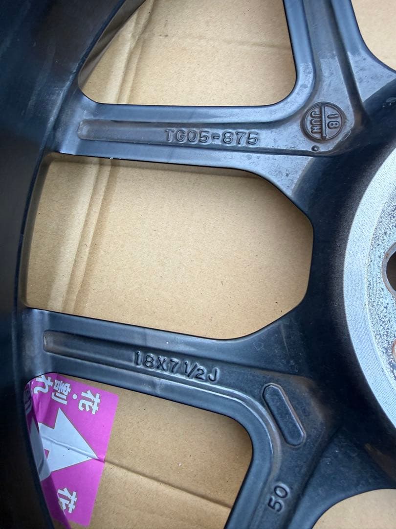 プリウスPHV　純正 GRスポーツ　18in 7.5J ＋50 ENKEI