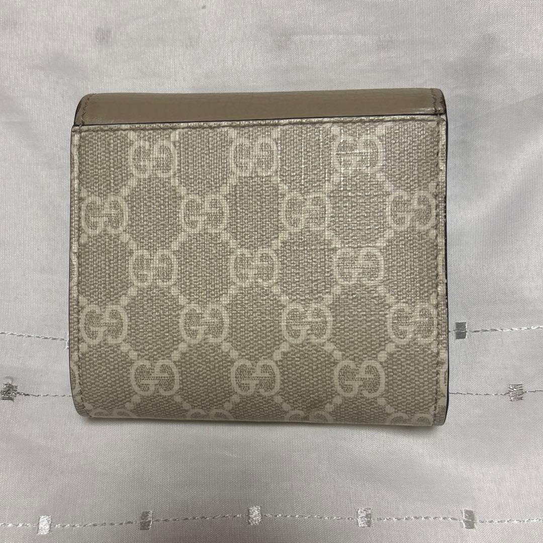 GUCCI グッチ 二つ折り財布 GGマーモント GGスプリーム