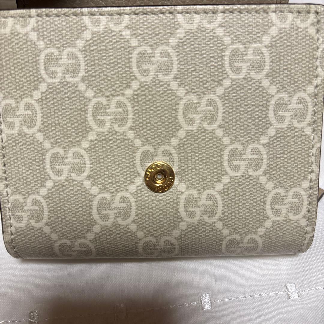GUCCI グッチ 二つ折り財布 GGマーモント GGスプリーム