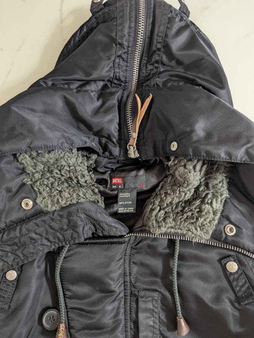 DIESEL（ディーゼル）レディース フーデッド ボンバージャケット M