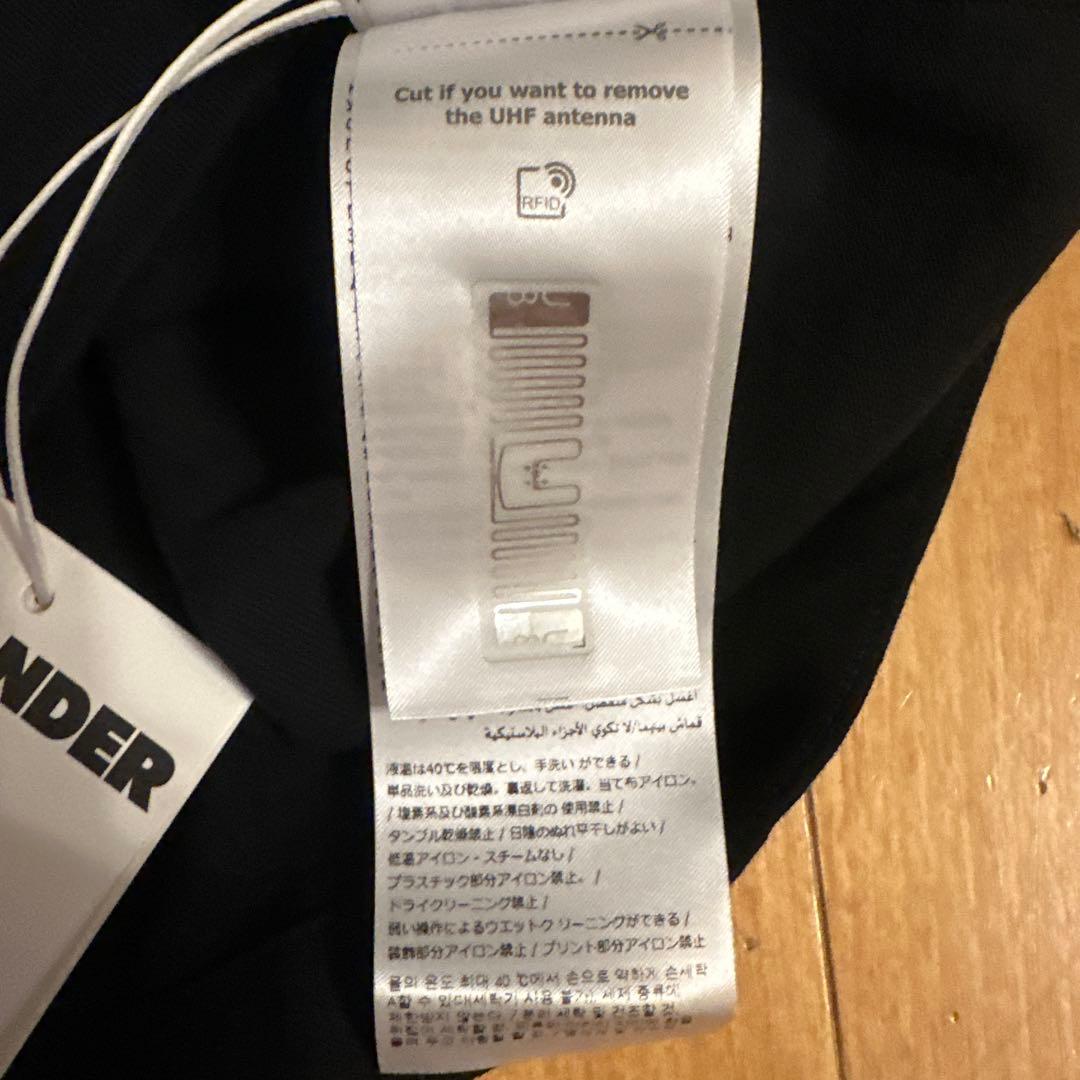JIL SANDER ブラック ロングスリーブ Tシャツ
