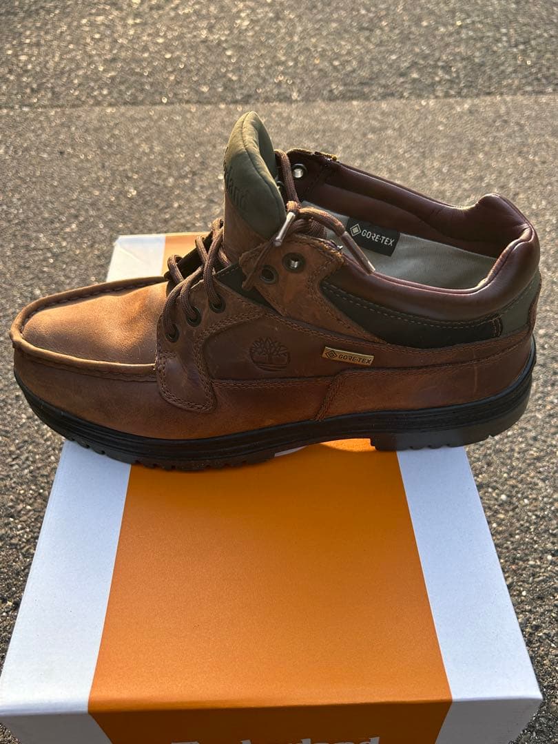 timberland moc toe gtx brown ブラウン　27cm