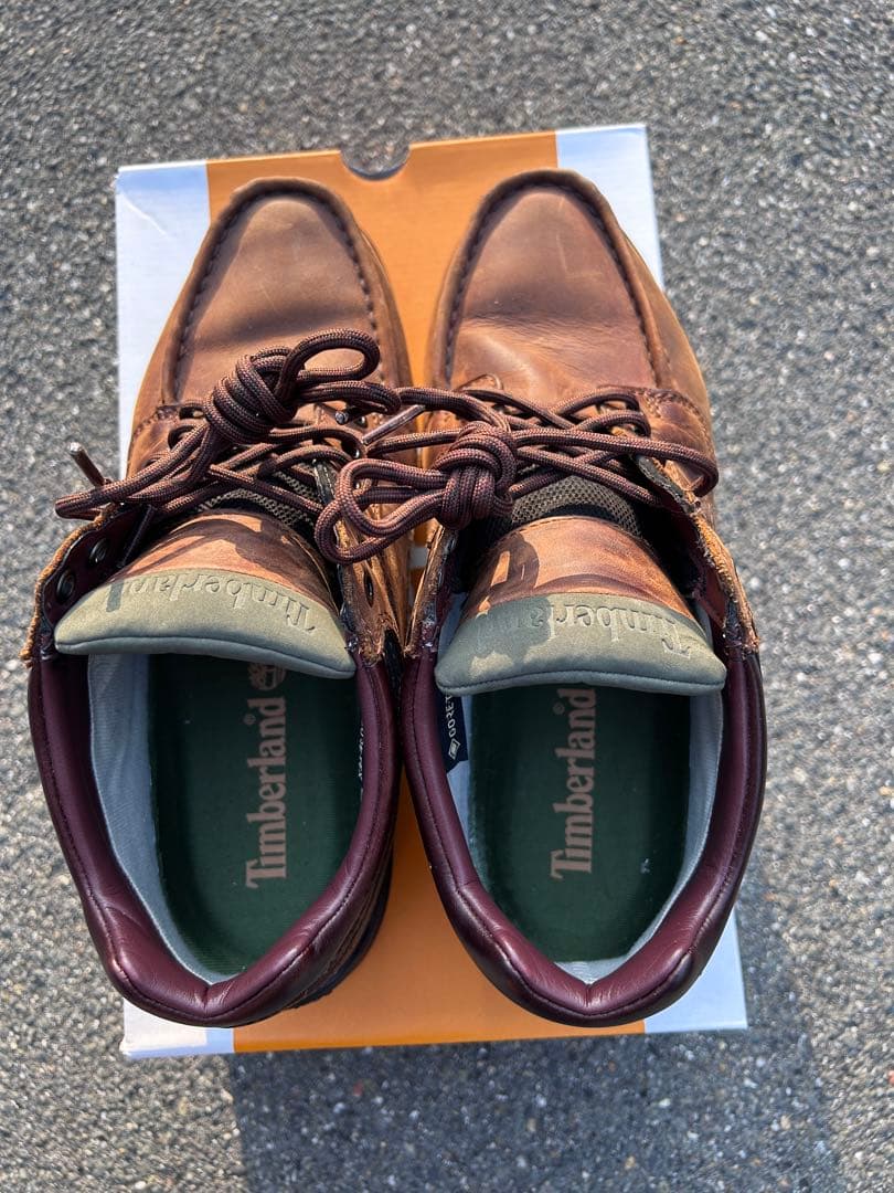 timberland moc toe gtx brown ブラウン　27cm