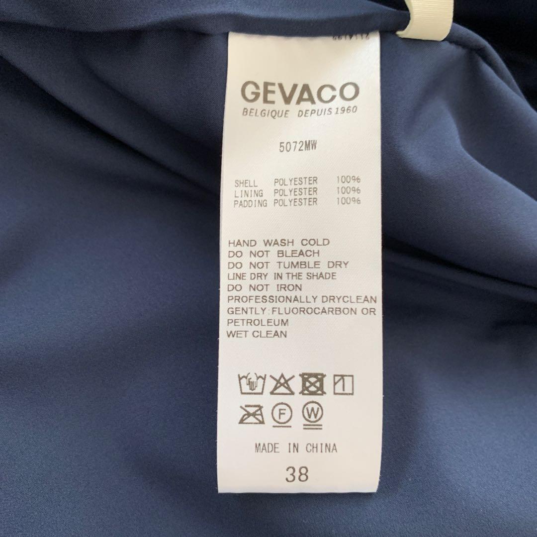 GEVACO ゲバコ　中綿ステンカラーロングコート　美品
